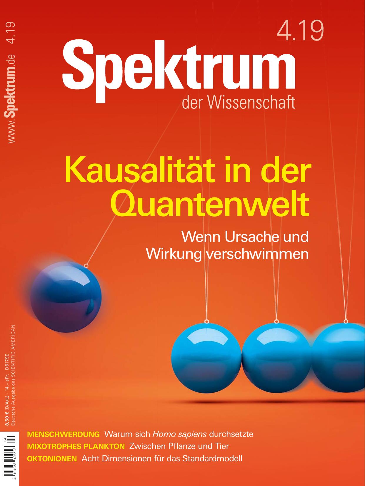 Spektrum der Wissenschaft Magazin April No 04 2019